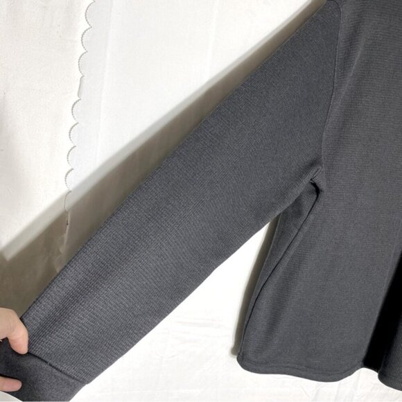 B.C. Clothing Grey Waffle Fleece Lined Pullover Sweatshirt XXL - Picture 9 of 14